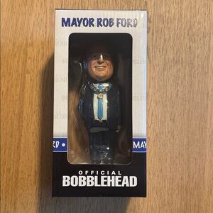 Signed Mayor Rob Ford Bobblehead